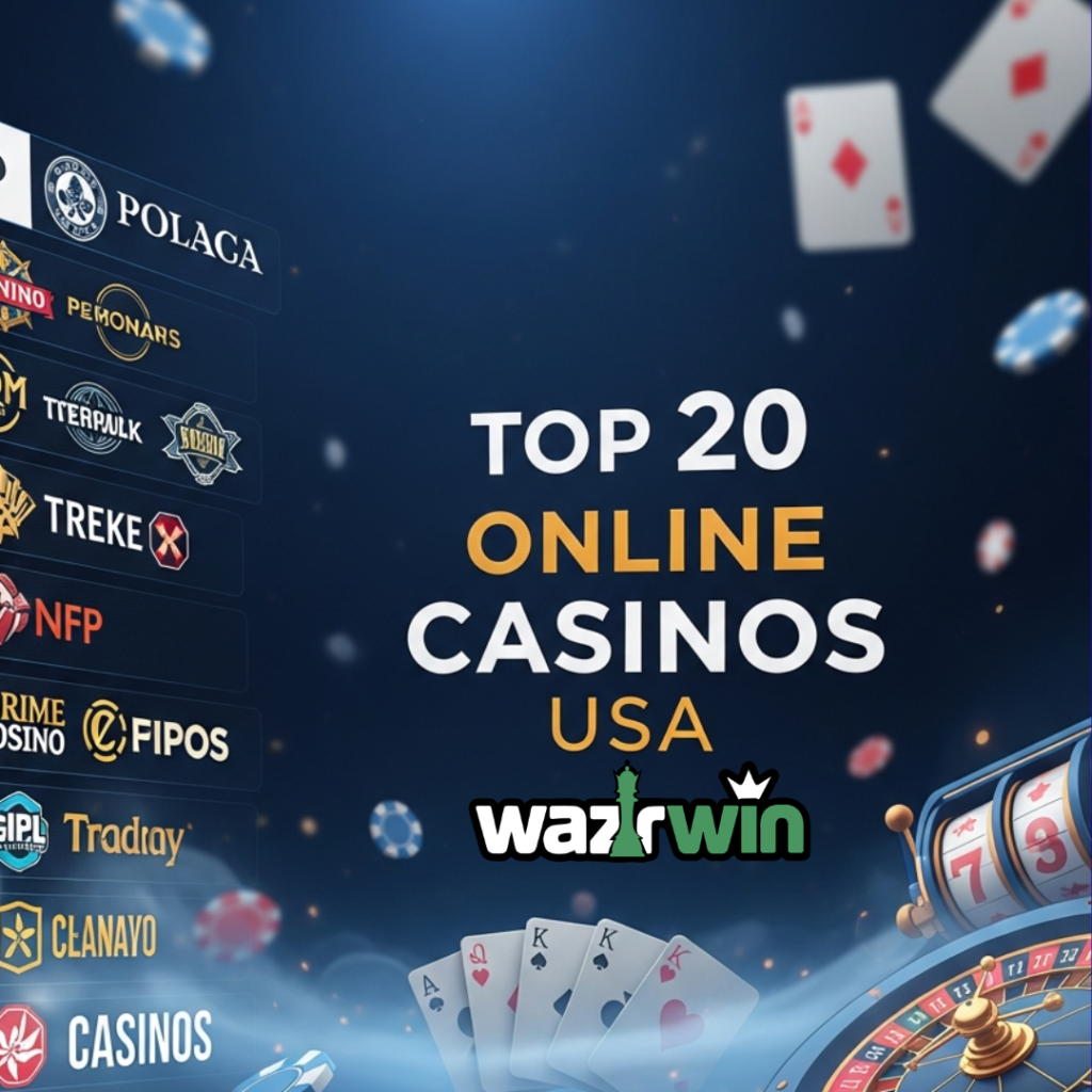 top 20 online casinos usa real money​