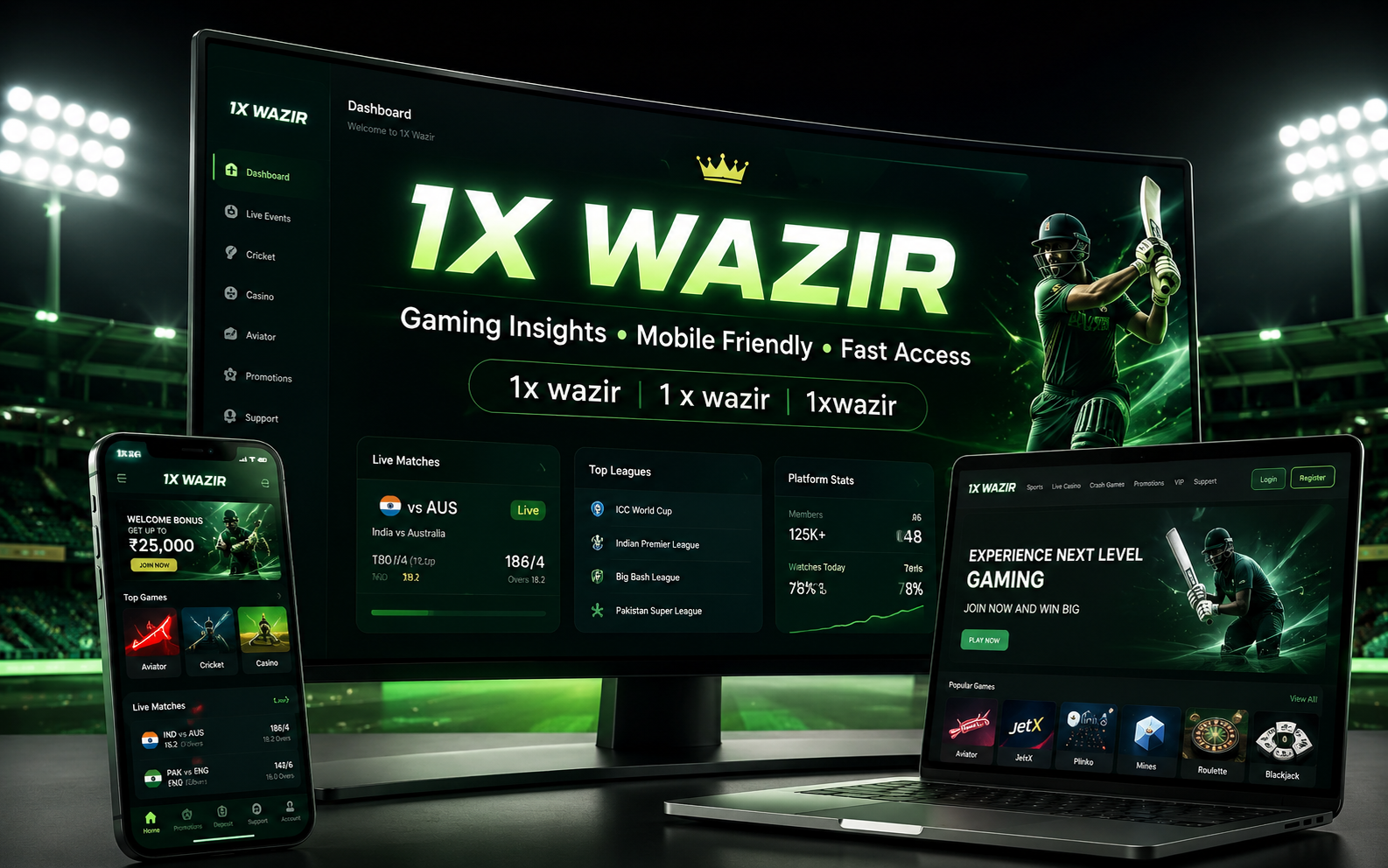 1x wazir platform overview