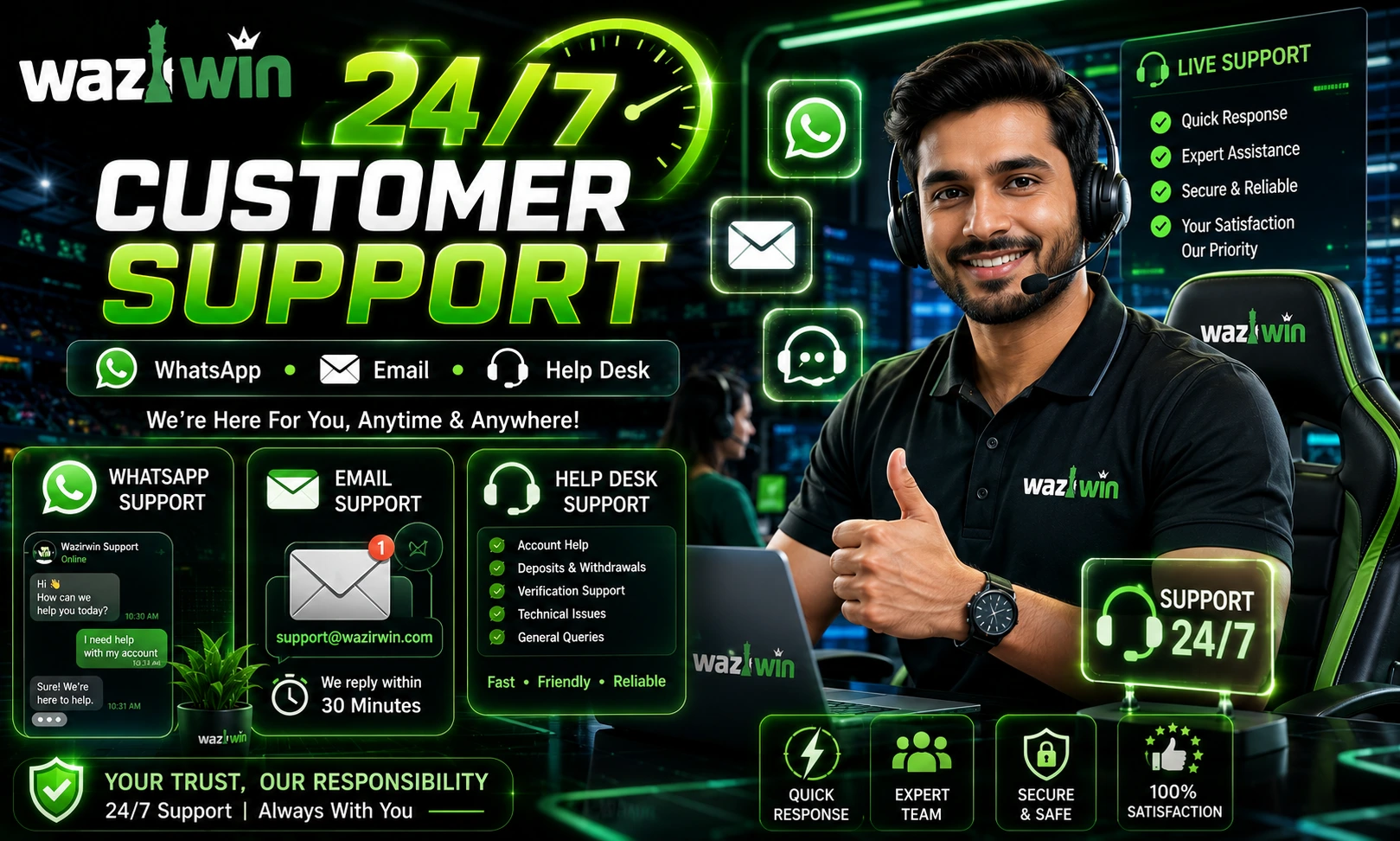 Online Cricket ID customer support WhatsApp email