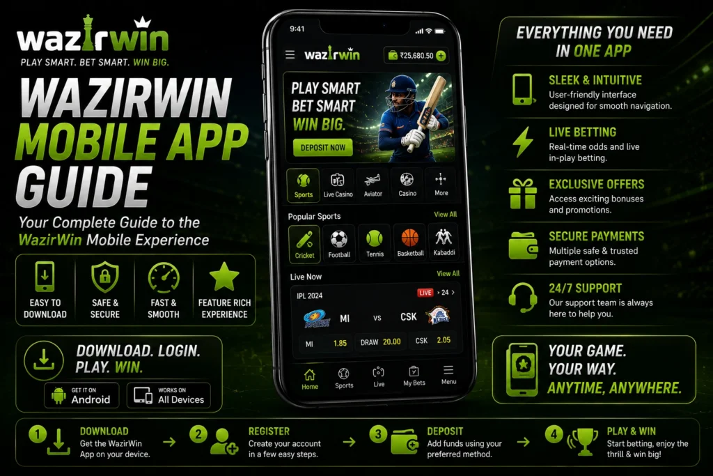 WazirWin Mobile App Guide