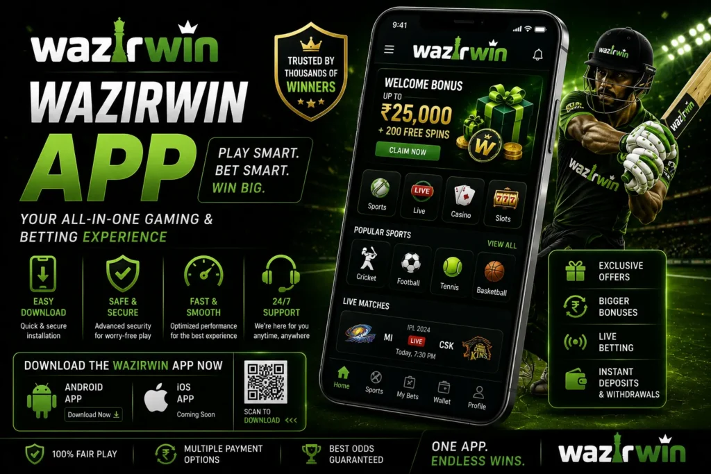 Wazirwin Mobile app
