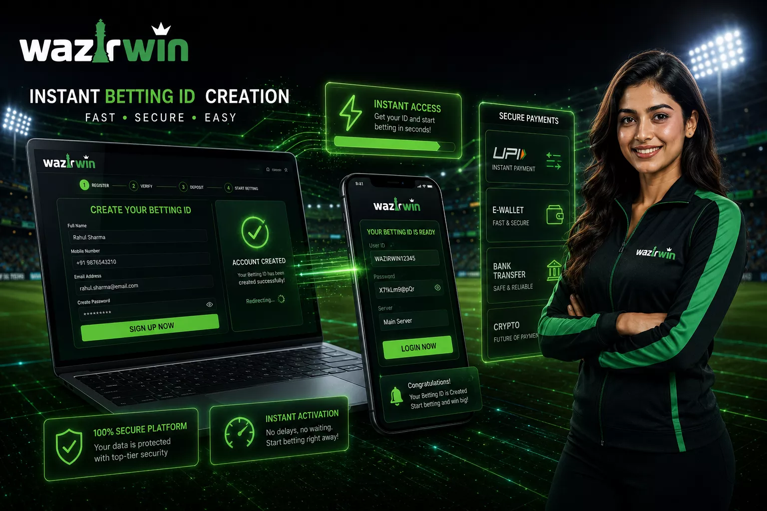 online betting id provider