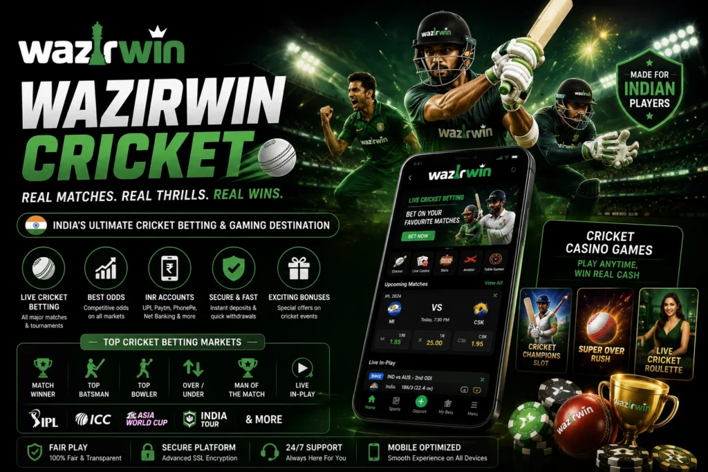 Wazirwin Cricket App