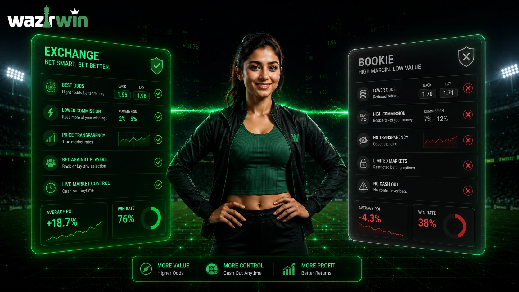 cricket betting exchange id