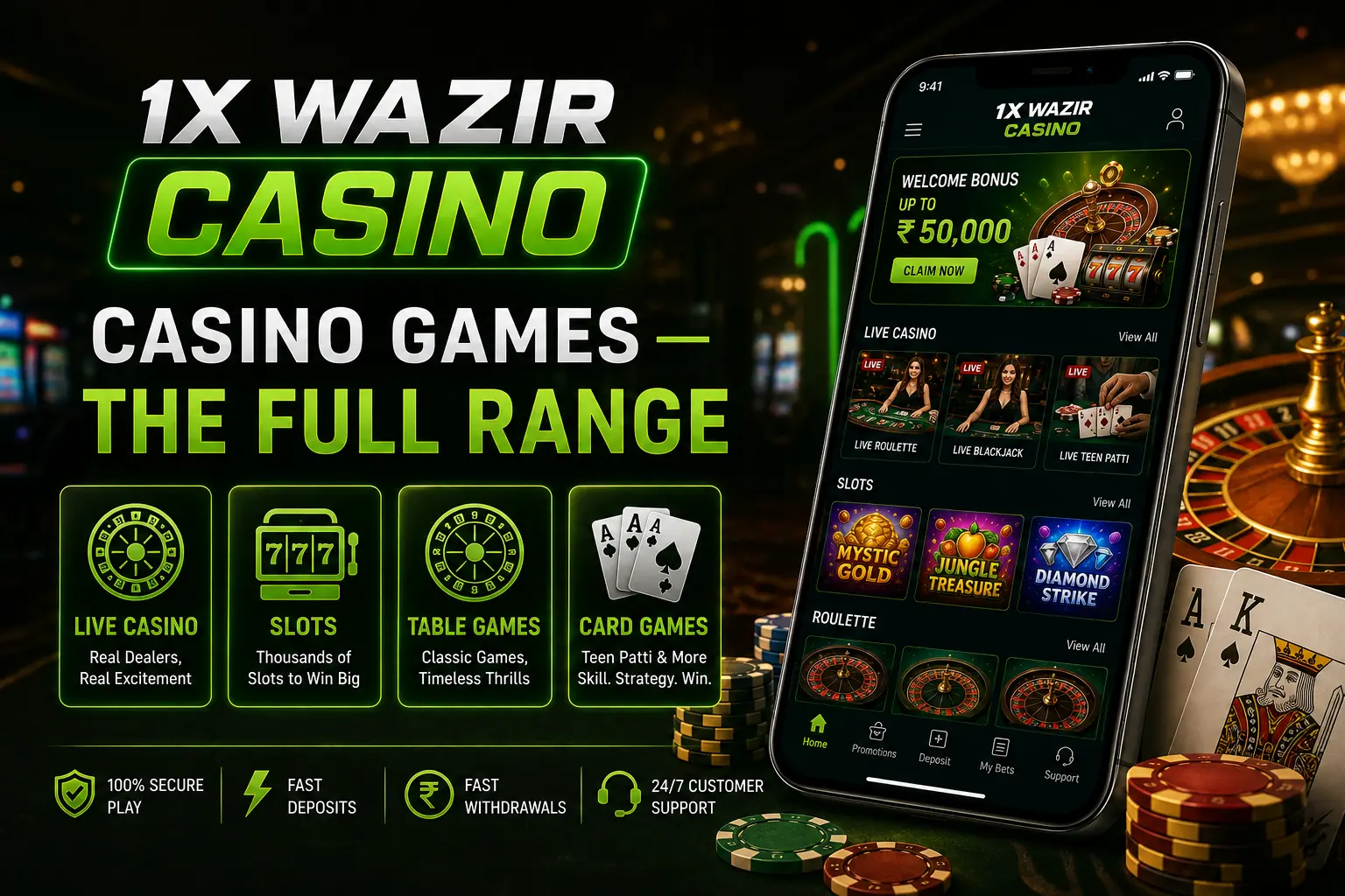 1x Wazir Casino roulette