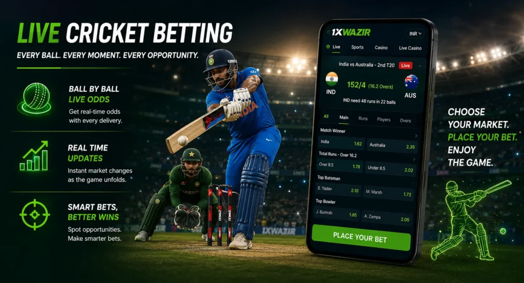1x Wazir Cricket Betting