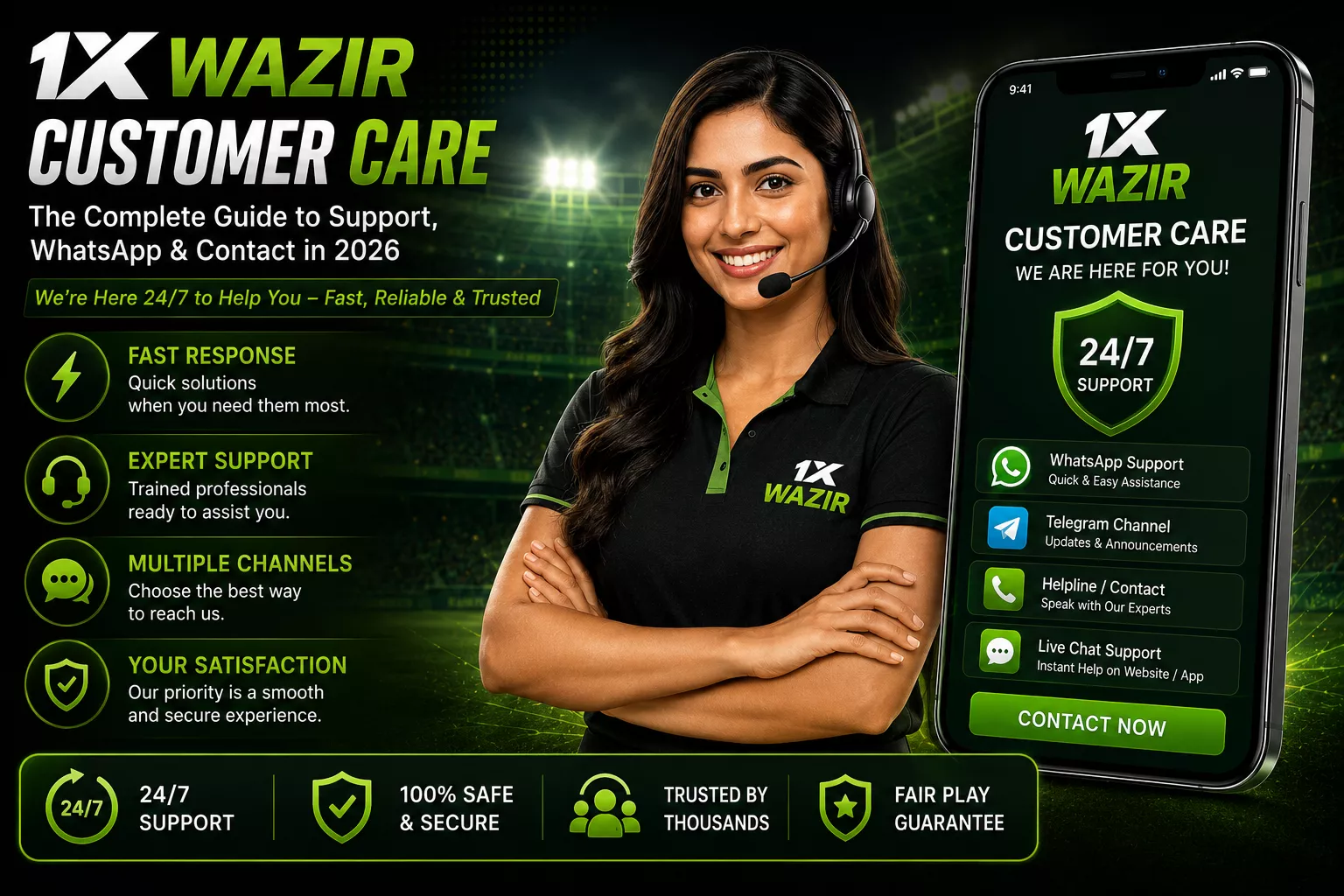 1x Wazir WhatsApp Support
