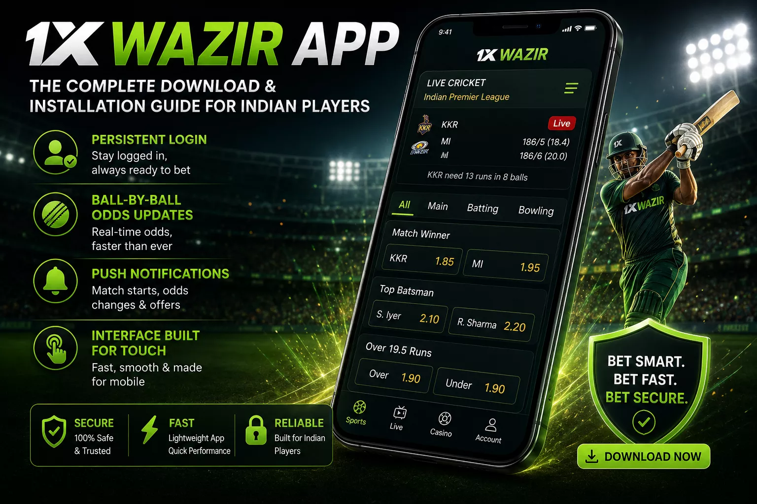 1x Wazir iOS App