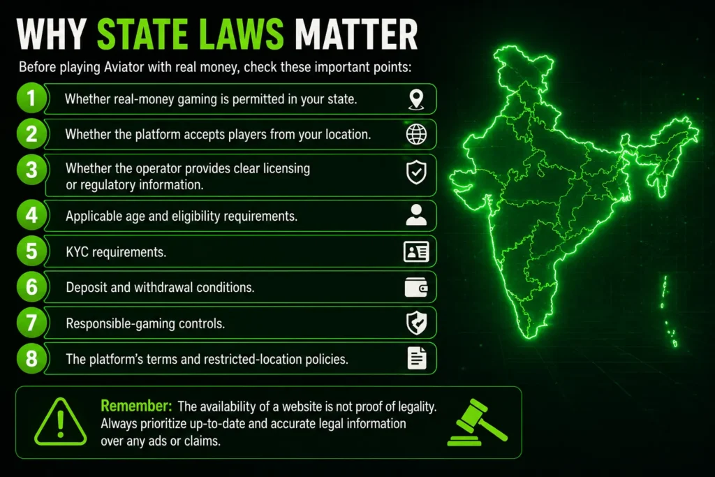 Is playing Aviator legal in India