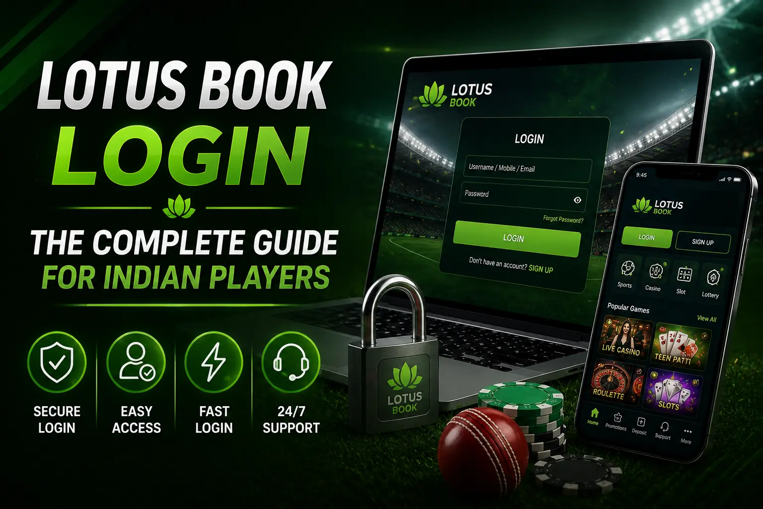 Lotus Book login mobile