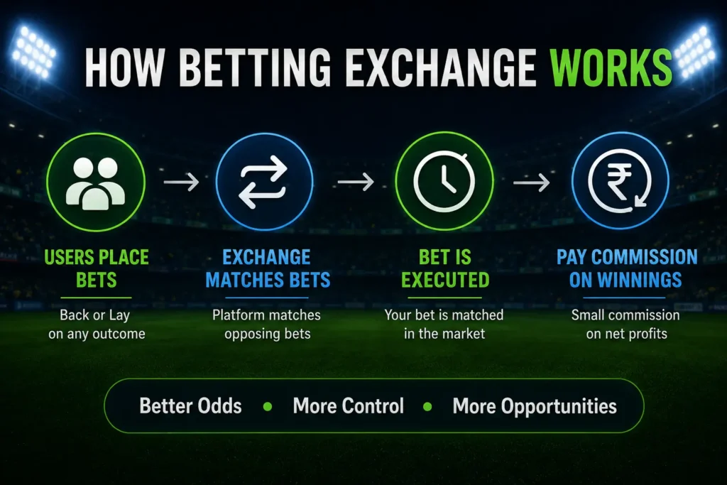 Online betting exchange India