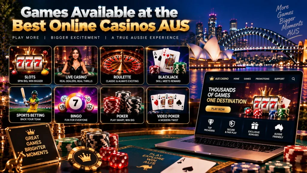 Best Online Casinos AUS for Australian Players