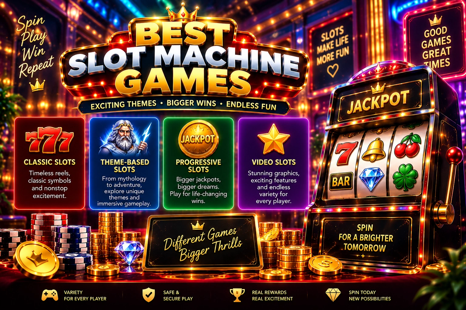 Best slot machine games online