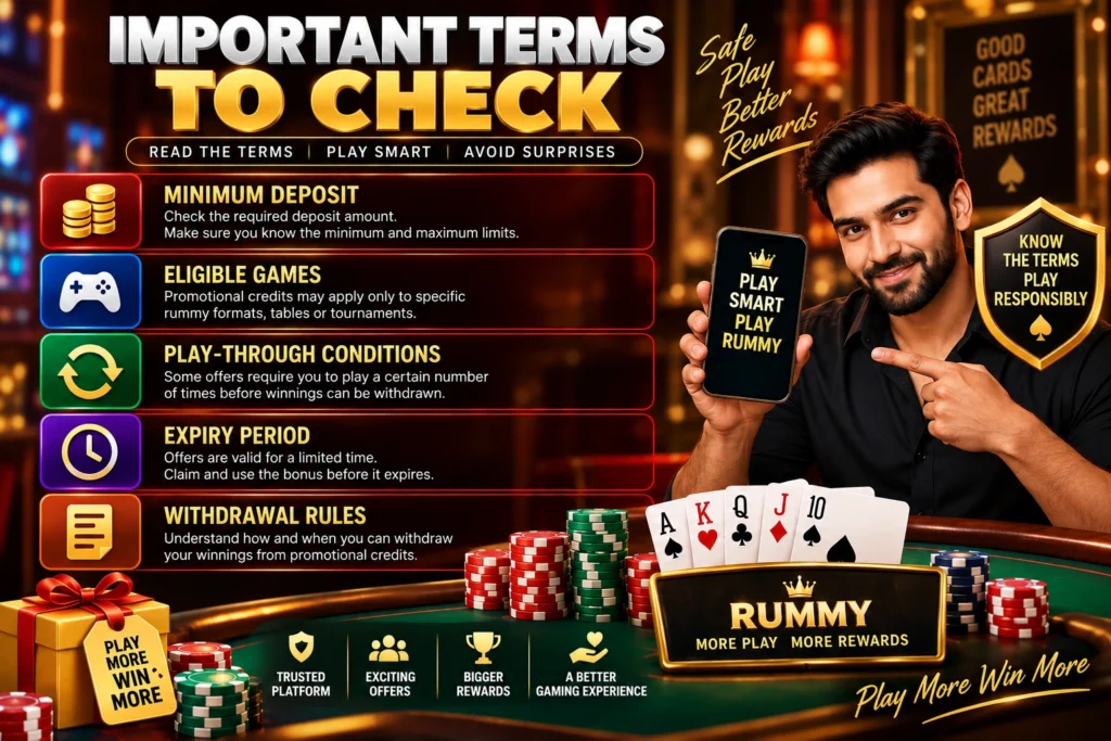 Bonus for rummy games