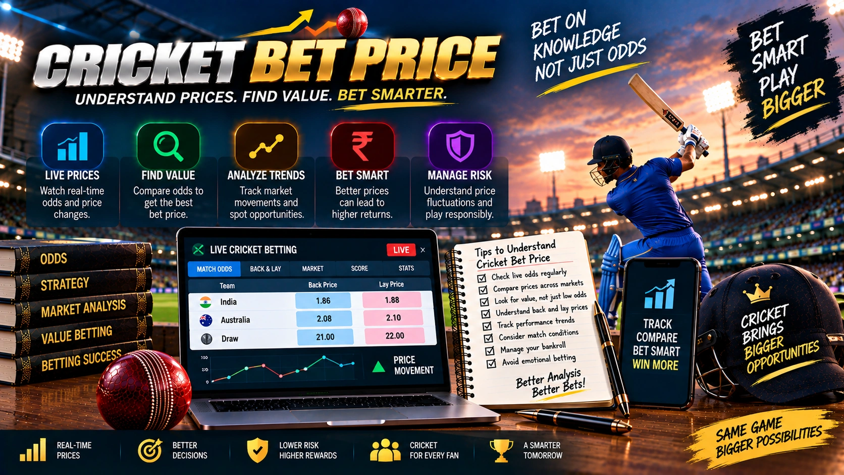 Cricket bet price