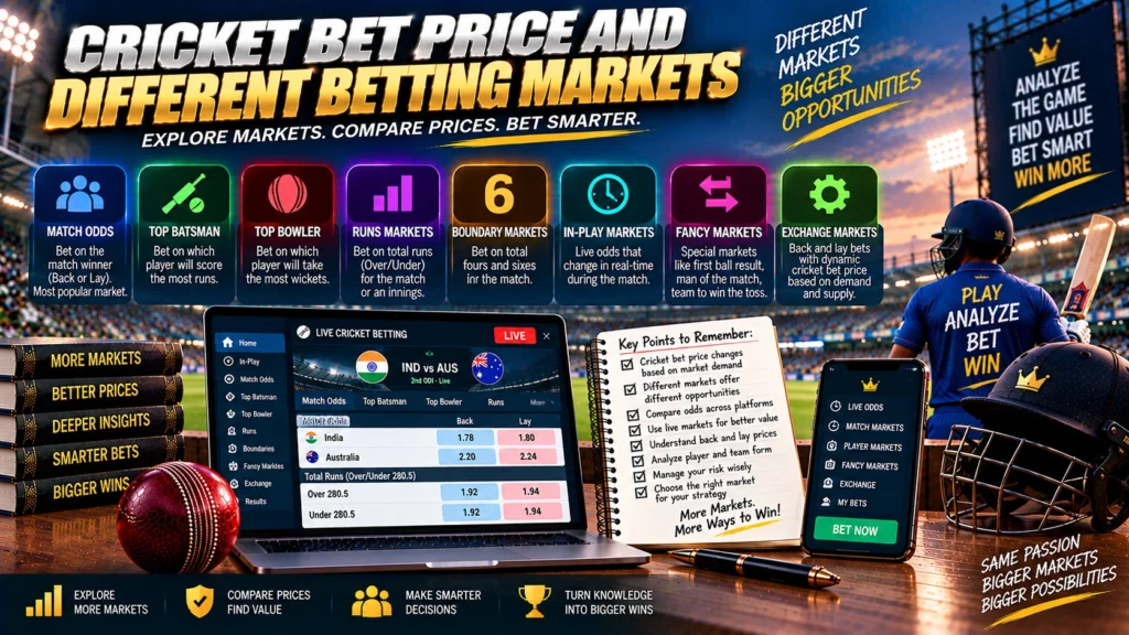 Cricket betting price