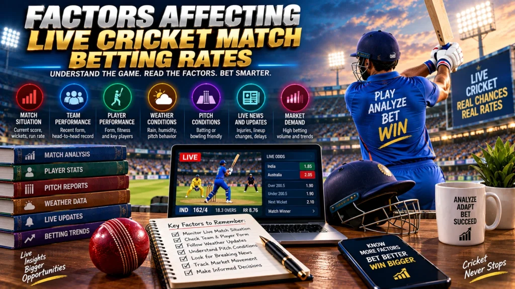 Cricket betting rates