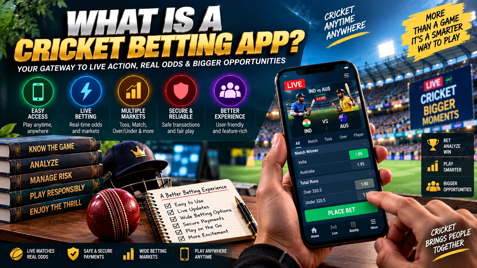 Cricket odds platform