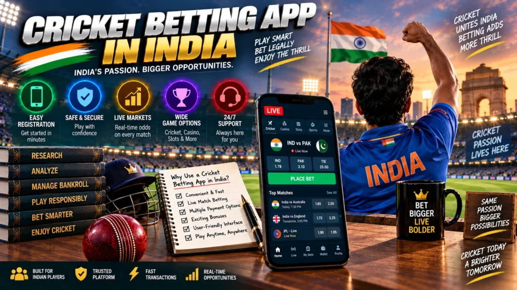 Cricket wagering app