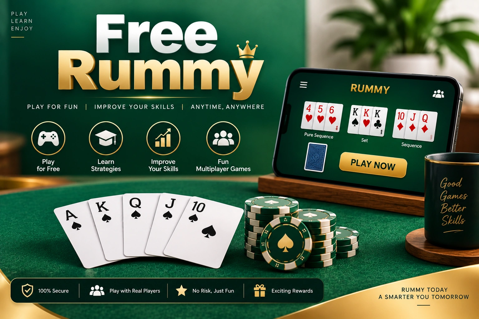 Free Rummy online card game gameplay