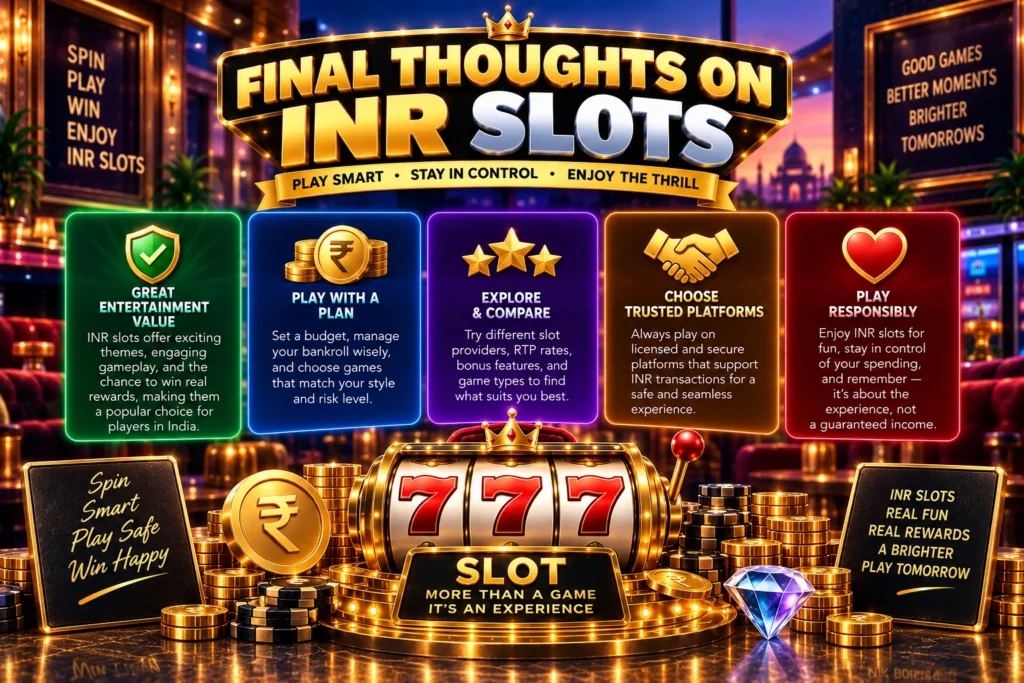 INR Slots bonus features and gameplay