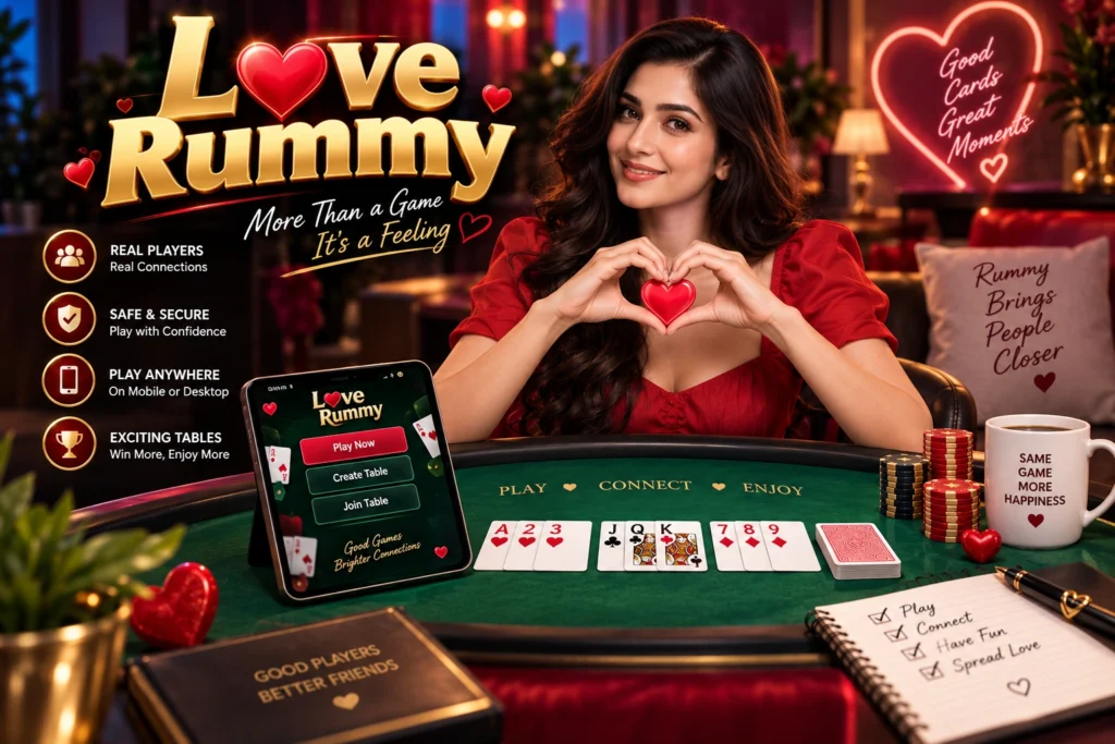 Love Rummy digital card game