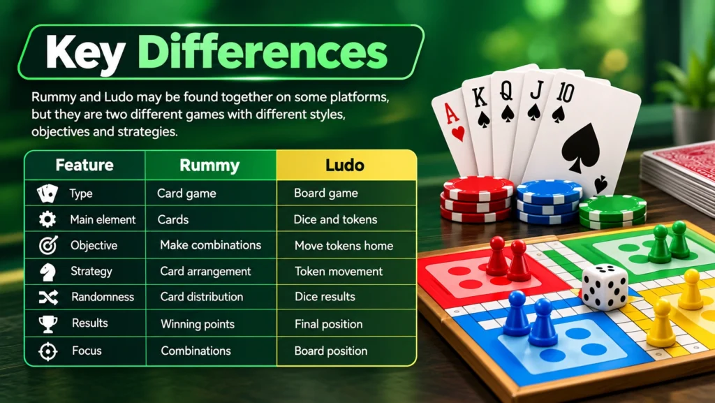 Online Rummy Ludo game