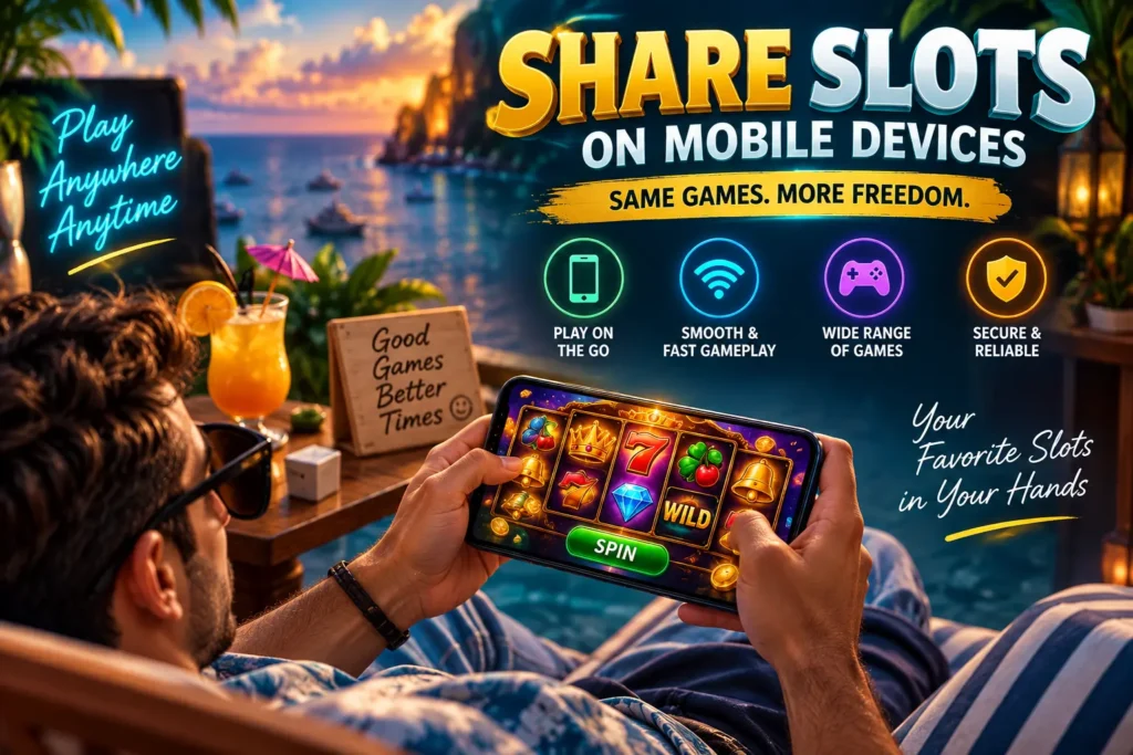 Online share slots gameplay