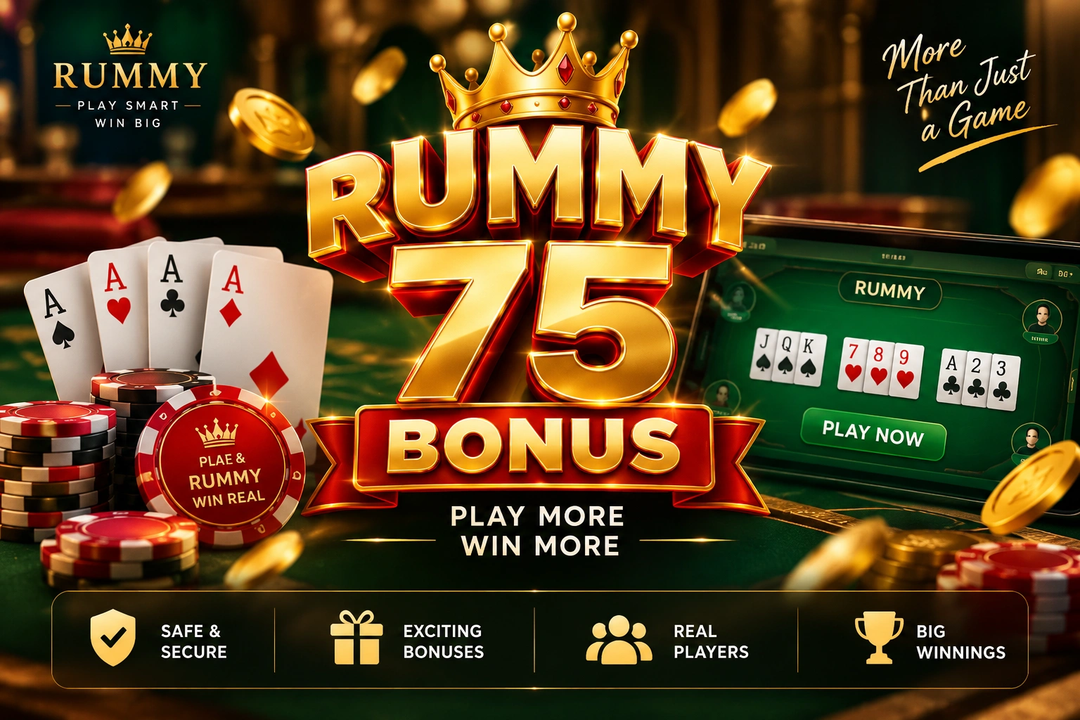 Rummy 75 bonus offer