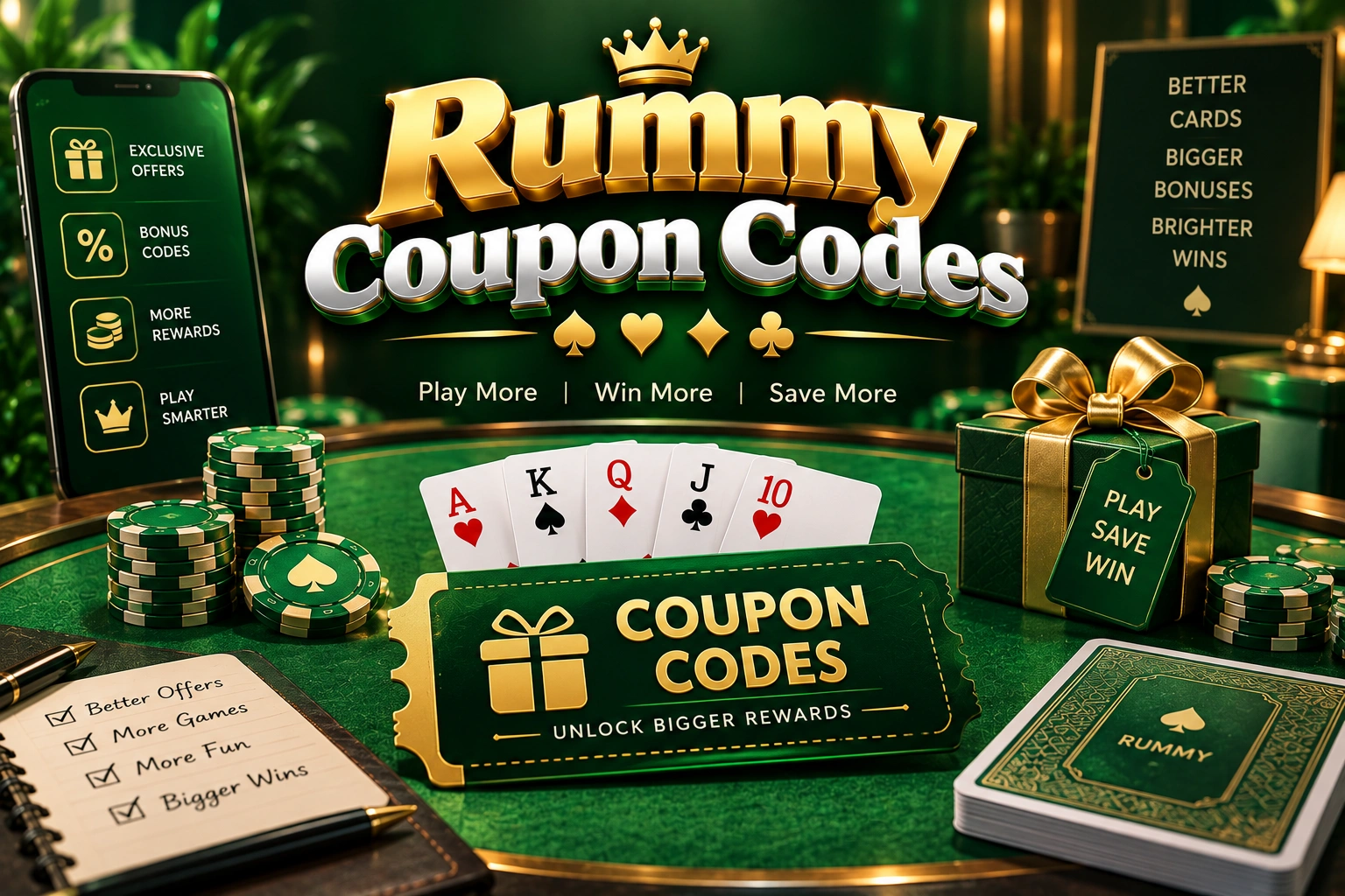 Rummy Coupon Codes online gaming