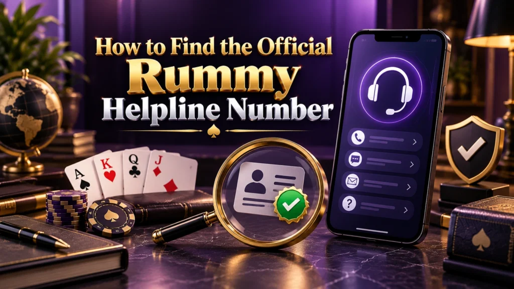 Rummy Helpline Number for player assistance