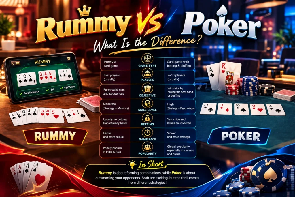 Rummy Poker multiplayer card