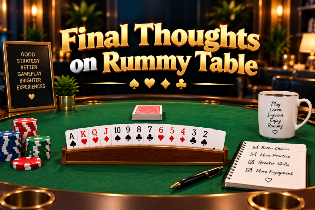 Rummy Table digital rummy gaming