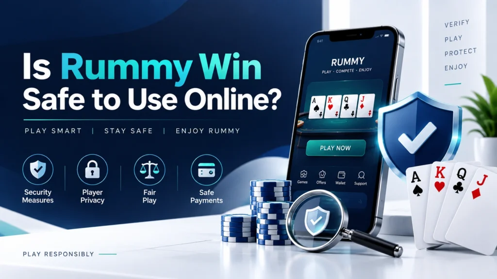 Rummy Win online card game interface