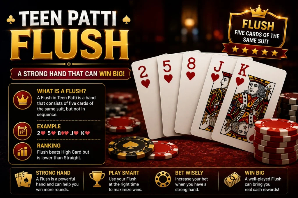 Teen Patti Flush