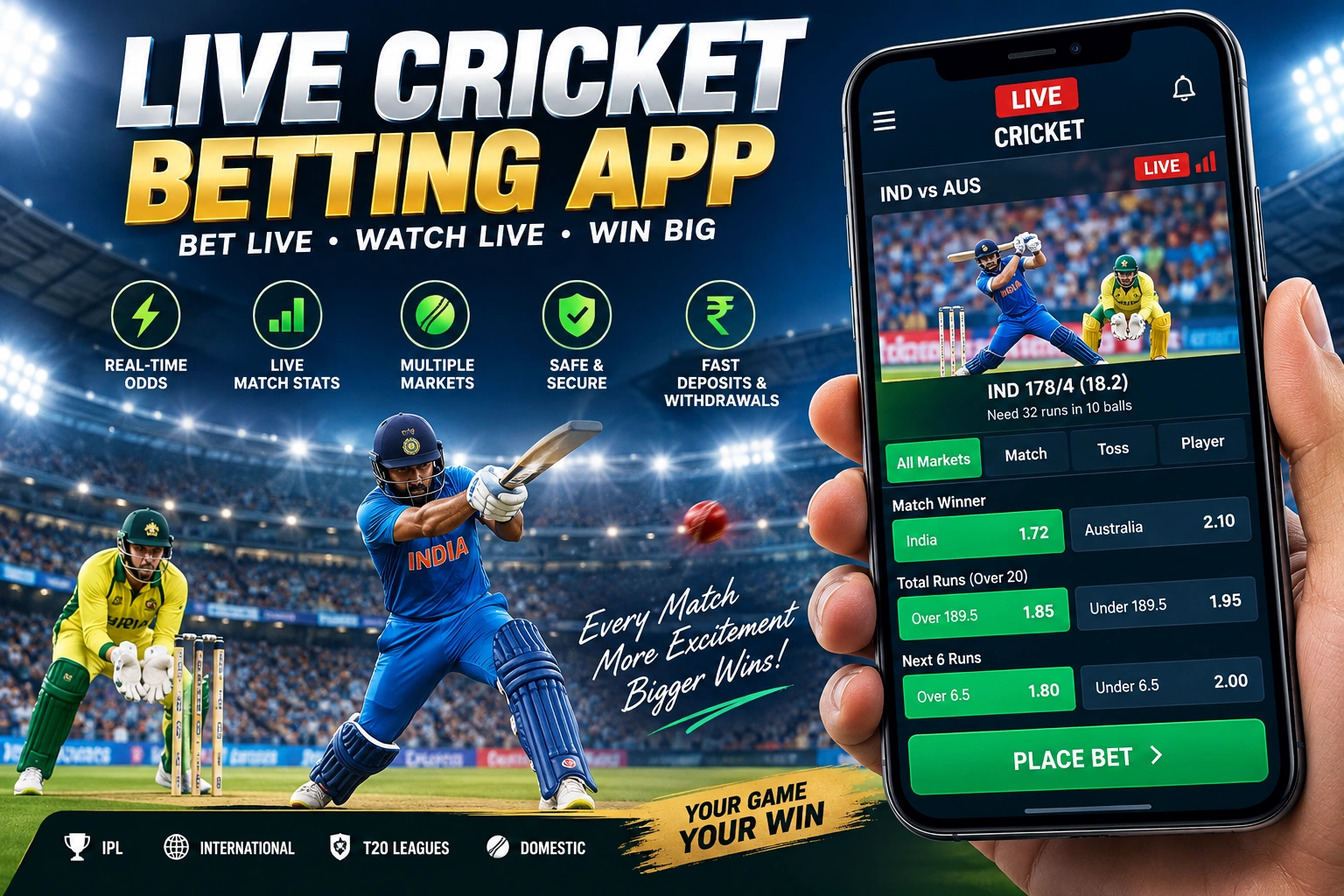 cricket betting app