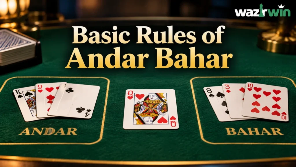 Andar Bahar Basic Rules Table