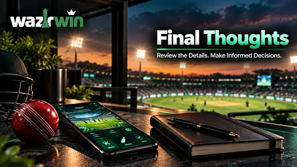 Cricket Final Thoughts