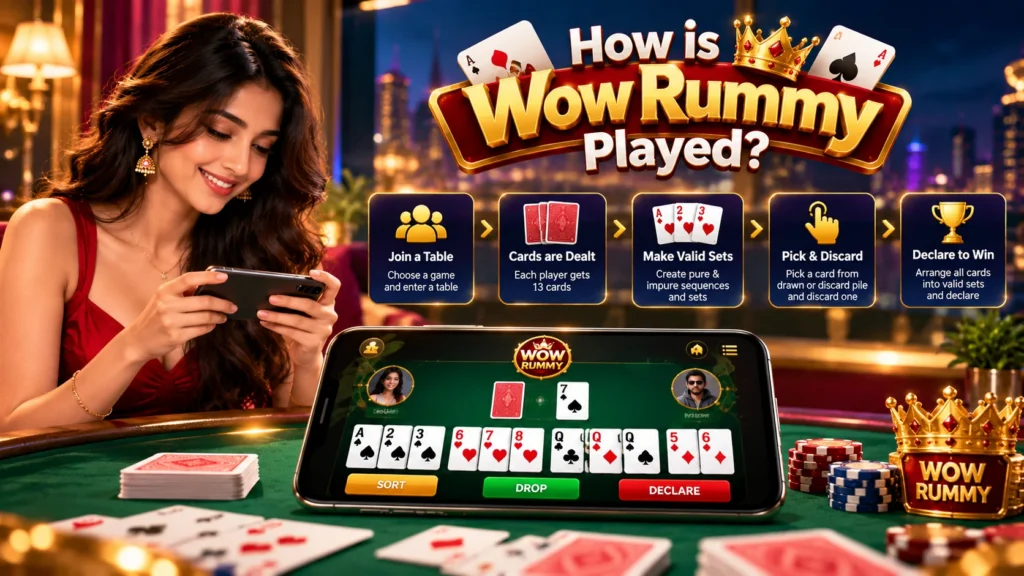 How Wow Rummy Is Played