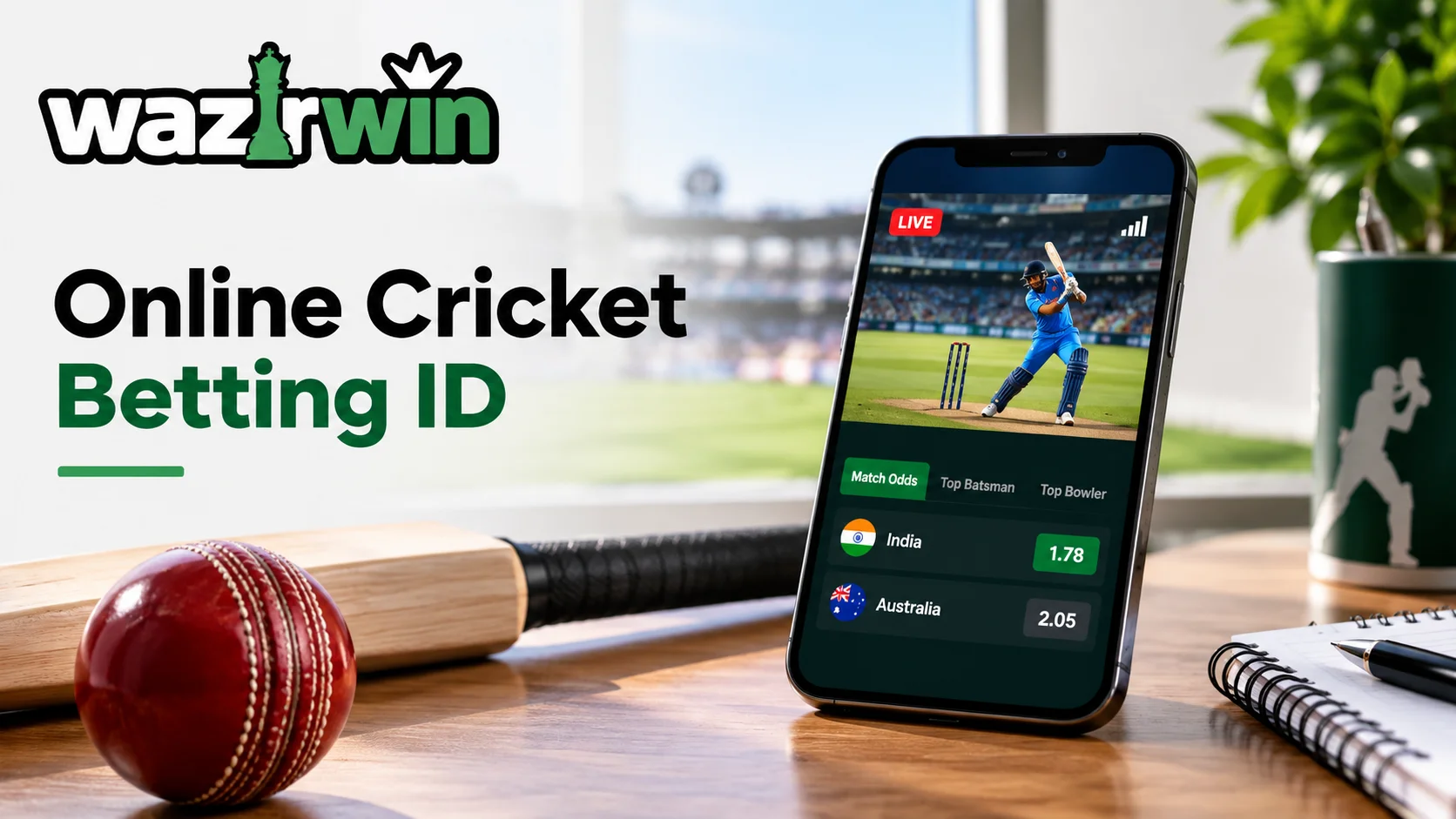 Online Cricket Betting Setup