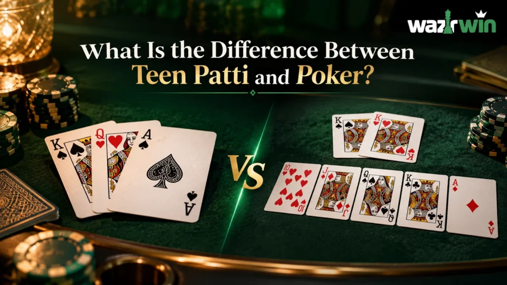 Teen Patti vs Poker