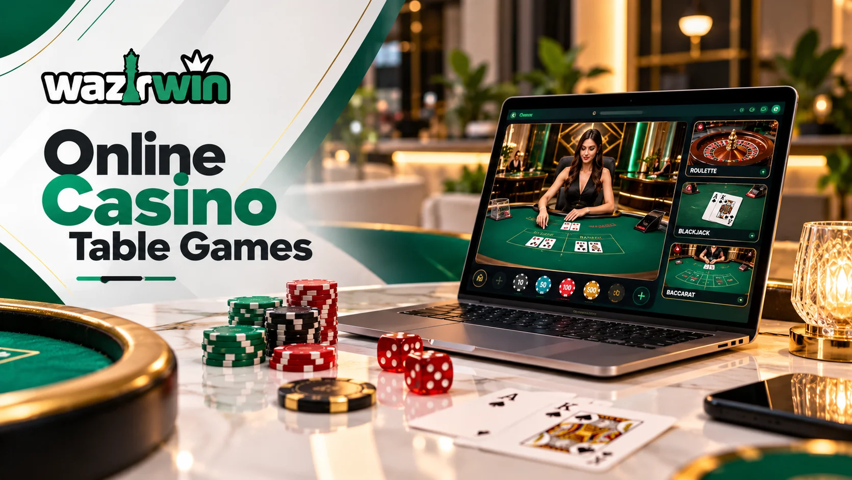 Wazirwin Online Casino Table Games
