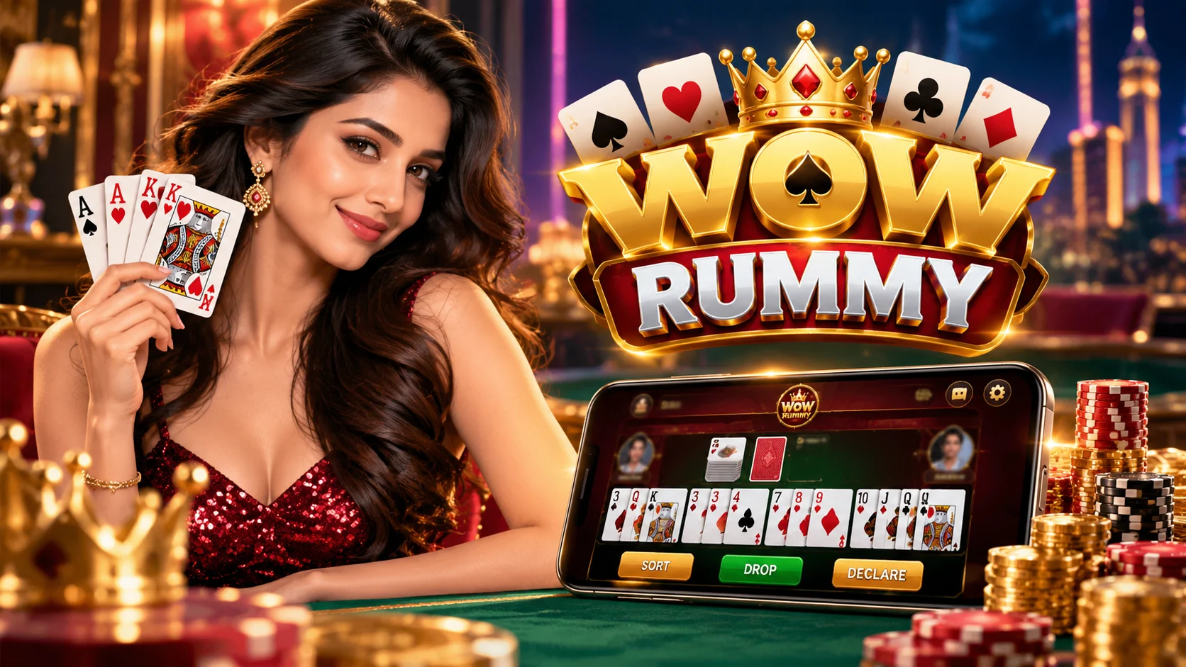 Wow Rummy Casino Glamour